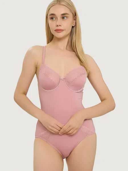Женское боди рожеве