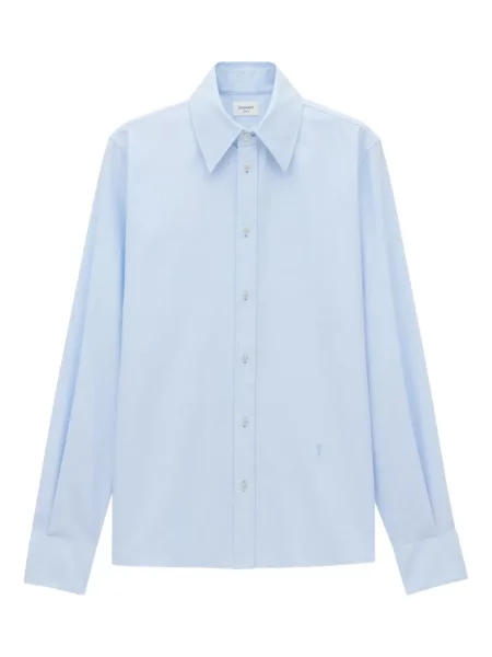 Keprová košile Saint Laurent modrá