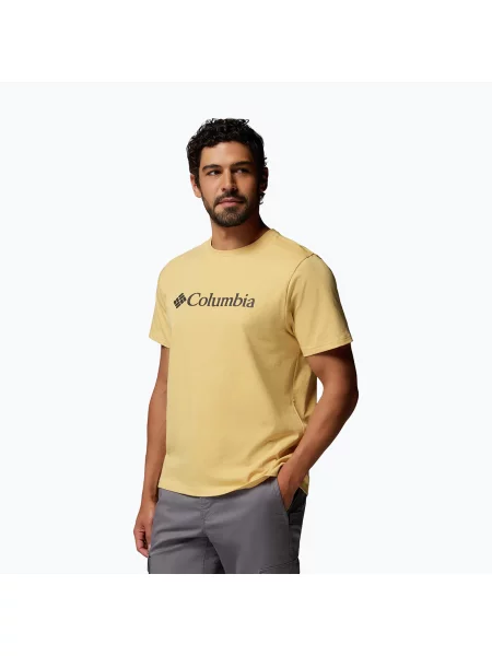 Tricou pentru bărbați Columbia CSC Basic Logo Tee sand dune/gem columbia