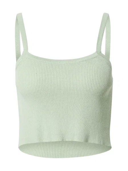 Missguided Top brodat deschis verde