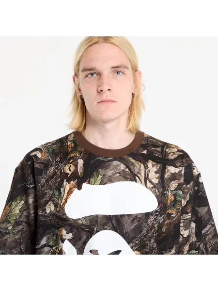 Футболка A Bathing Ape коричнева