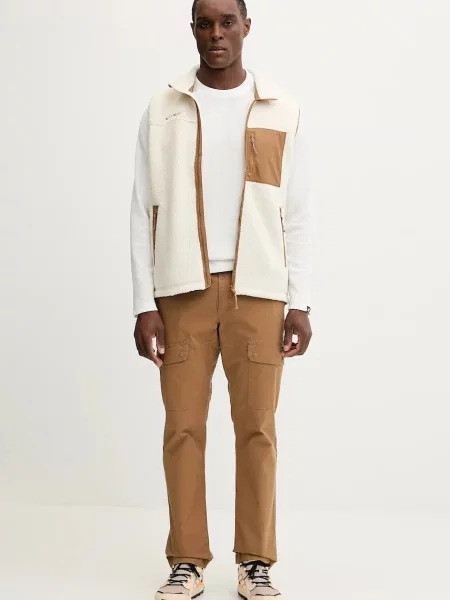 Mammut longsleeve Waffle gładki beżowy