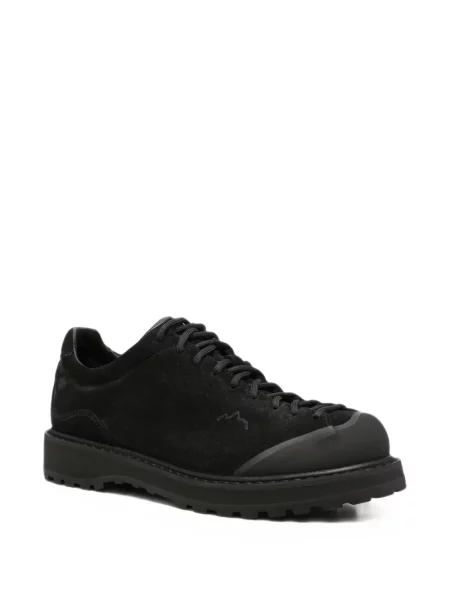 Sneakerși Diemme din piele de căprioară negru