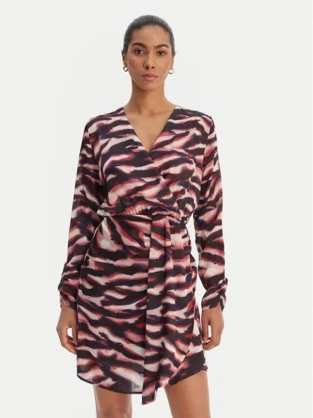 Morgan Rochie albastru / roșu cireș alb negru