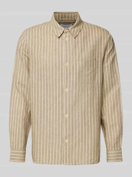 Koszula casualowa o kroju regular fit ze wzorem w model ‘Casual’ Rotholz