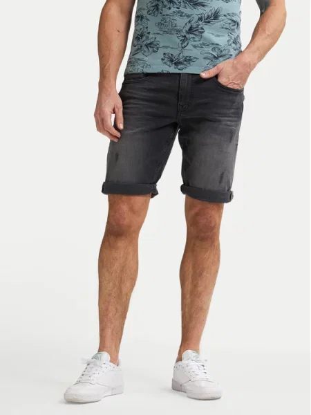 Džínové šortky Petrol Industries černé