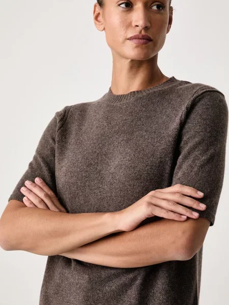 Кашемировый свитер Weekend Max Mara с коротким рукавом