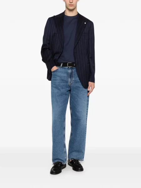 Tricou Zegna cu decolteu rotund albastru
