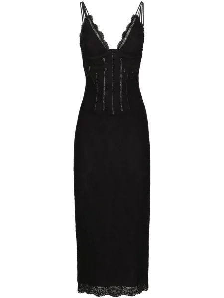 Rochie Dolce & Gabbana din dantelă de costum negru