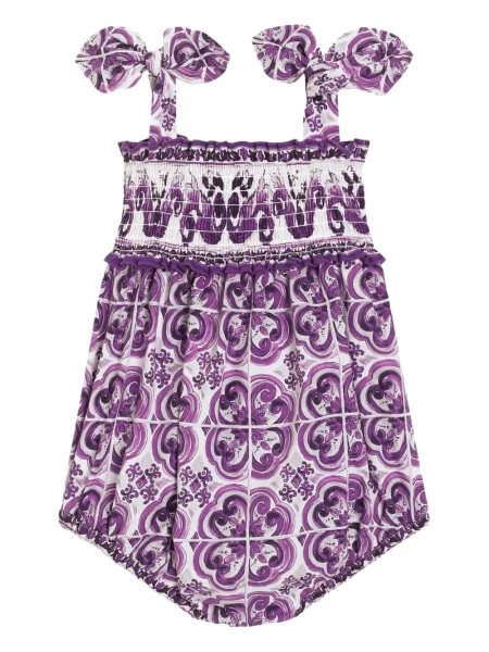 Krótki kombinezon dziecięcy Dolce And Gabbana biały