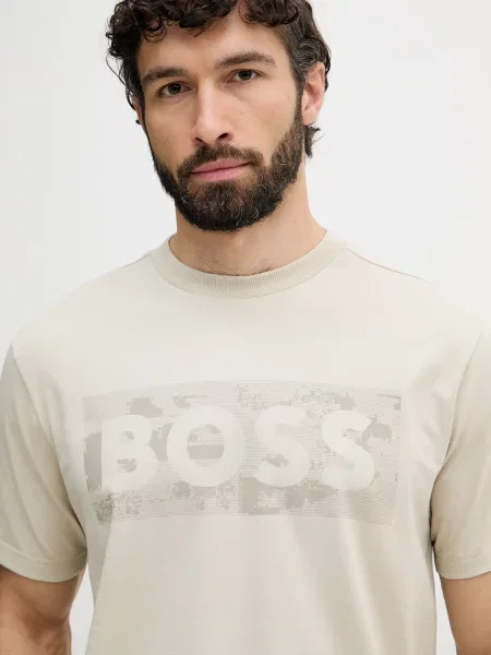 Футболка Boss Green зеленая