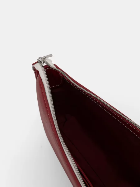 Calvin Klein női műbőr hobo táska piros