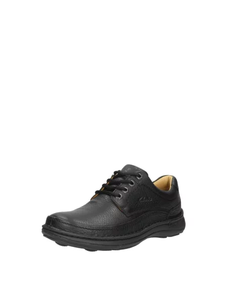 Półbuty Clarks skórzane czarne