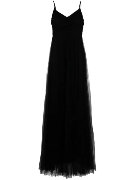 Rochie maxi Fabiana Filippi din tul plisată de costum negru