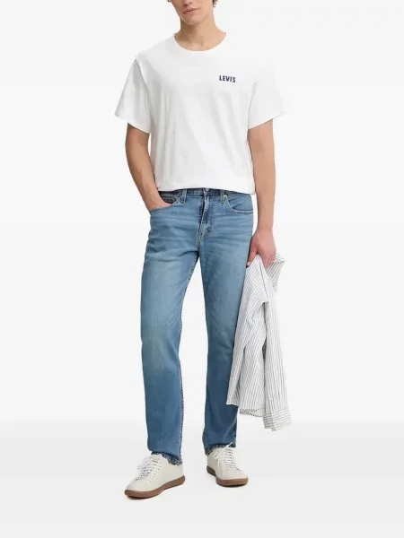 S ovratnikom majica s kapuljačom Levi's® s vezom s okruglim izrezom plava