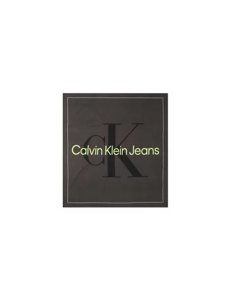 Calvin Klein Šátek Monologo hnědá