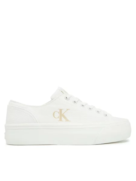 Tenis teniški copati Calvin Klein Jeans bela