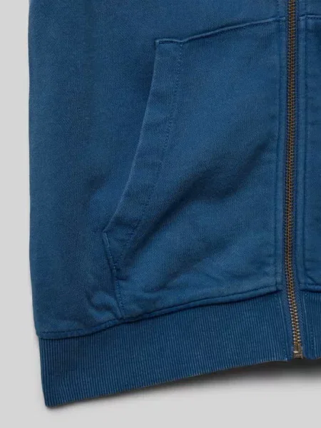 Kamizelka z dzianiny dresowej o kroju regular fit z mieszanki bawełny S.oliver Red Label niebieska