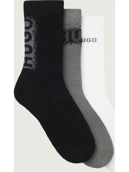 Hugo Bodywear Șosete SPRAY LOGO CC negru