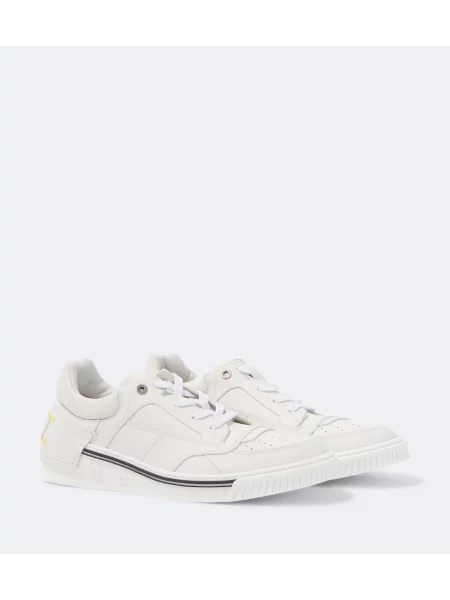 Sneakerși Fendi din piele alb