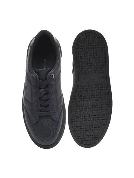 Sneakersy Baldinini skórzane niebieskie
