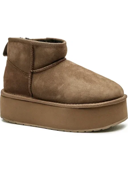 Pantofi Emu Australia de lână maro