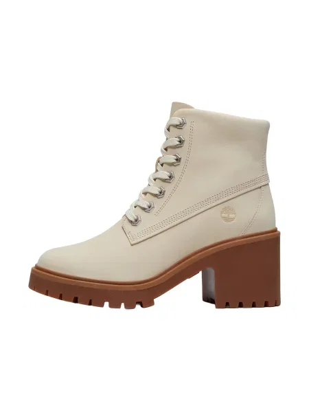 TIMBERLAND Ghete cu șireturi murdar alb