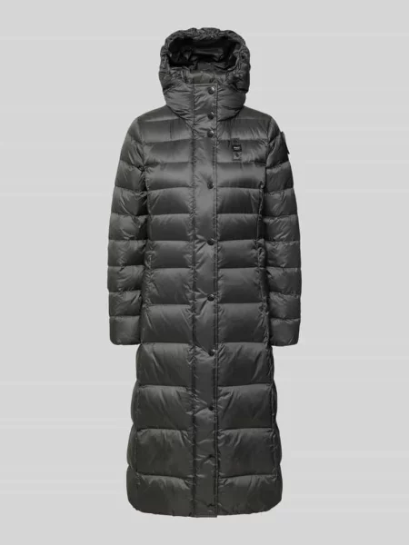 Blauer Płaszcz Puchowy Ani grau szary