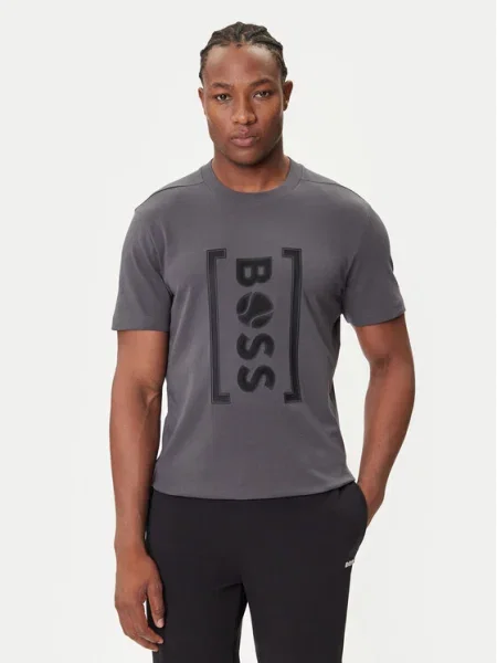 BOSS Tricou Iconic TL gri