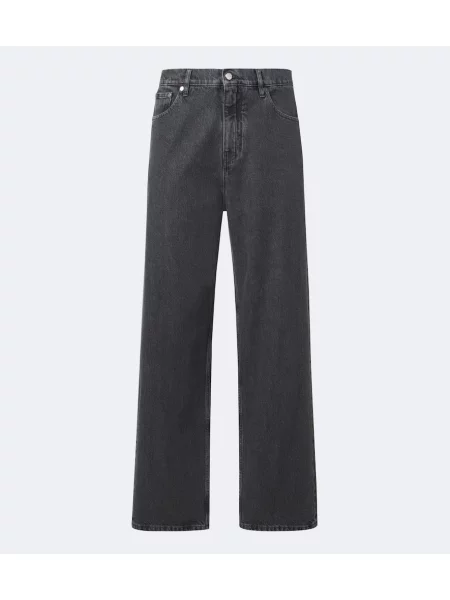 Blugi cu picior larg Jil Sander negru