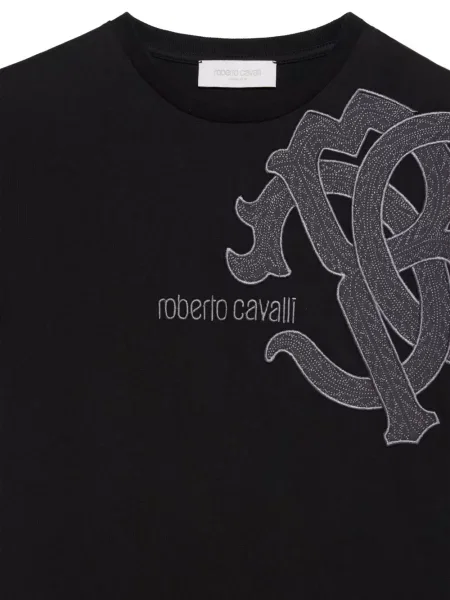 Koszulka dziecięca Roberto Cavalli czarna