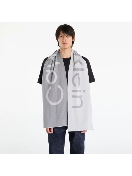 Šál Calvin Klein šedý