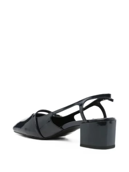 Pantofi cu toc Sergio Moretti Firenze cu cataramă slingback negru
