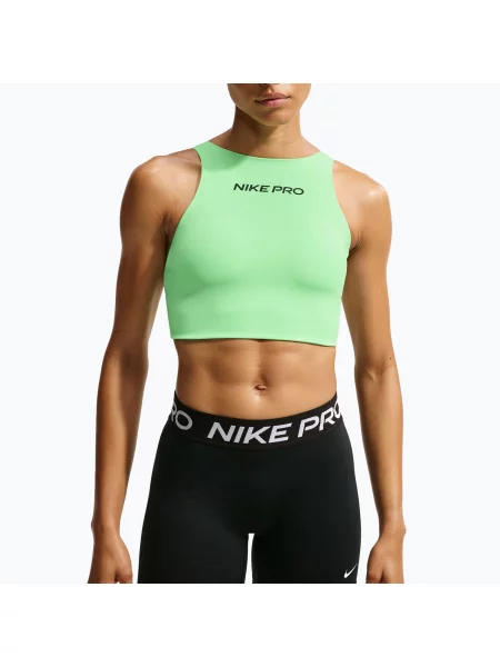 Спортен сутиен Nike Pro Sculpt illusion green/black черно