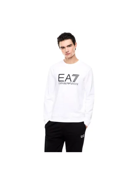 Bluza Emporio Armani Ea7 klasyczna biała