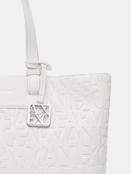 Кожаная сумка шоппер Armani Exchange
