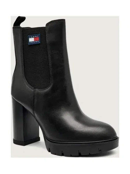 Bokacsizma Tommy Jeans Tjw fekete