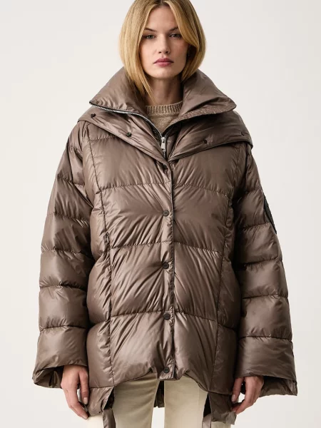 MMC Geacă de puf Oloro | Oversize fit maro
