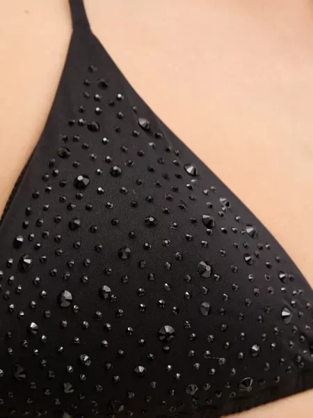 Stras top Guess negru