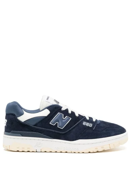 Sneakerși New Balance cu șireturi din dantelă albastru
