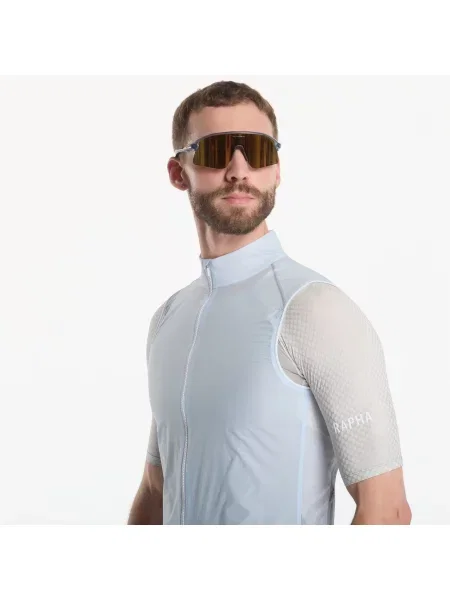 Vestă Rapha Brevet Element Wind Gilet Ice/ Silver M