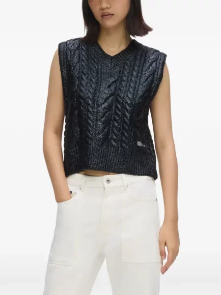 Pulover Karl Lagerfeld Jeans negru