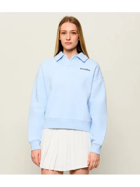 Sporty&Rich Hanorac ELFI | Oversize fit albastru