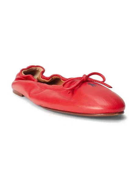 Baleríny Polo Ralph Lauren Flats Ballet červená