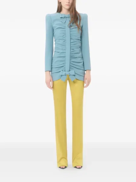 Pantaloni Valentino Garavani stretch verde
