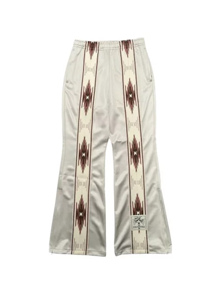 Pantaloni Kapital cu imprimeu geometric alergare