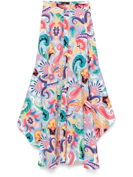 Fusta maxi Etro cu imagine galben