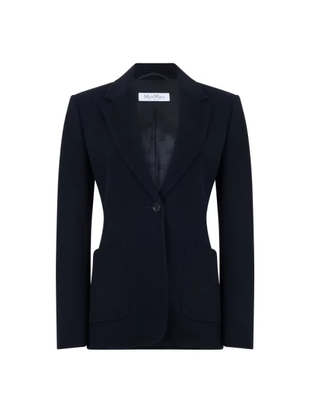 Marynarka Max Mara wełniana niebieska