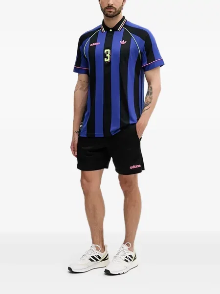 Košulja Adidas s platformom s printom s kapuljačom žuta