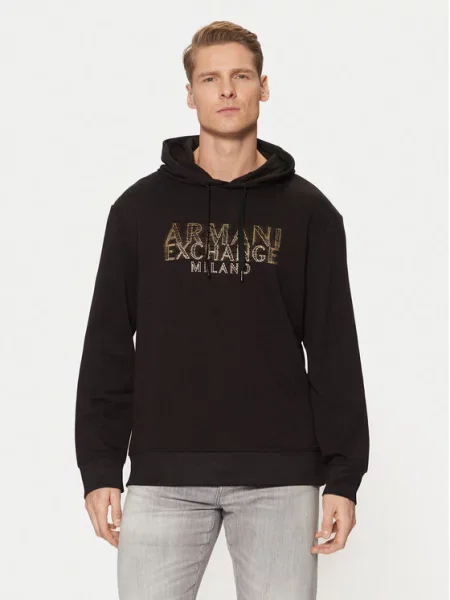 Armani Exchange Mikina černá